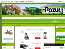 Tablet Screenshot of e-pazur.com